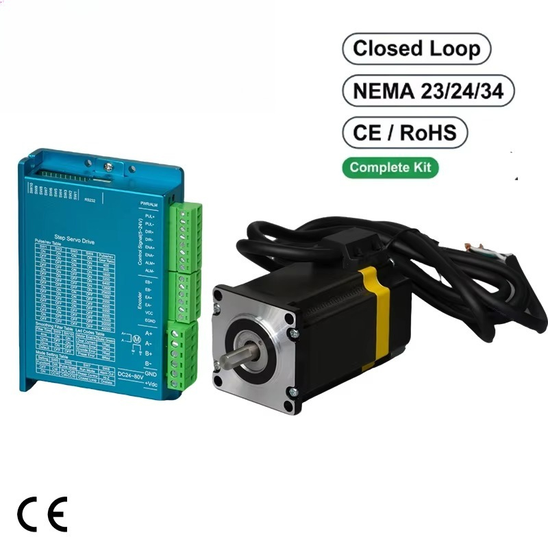 Nema 23 Closed Loop Stepper Motor Driver Kit - Nema 23 24 34 stappenmotorbesturingsset met